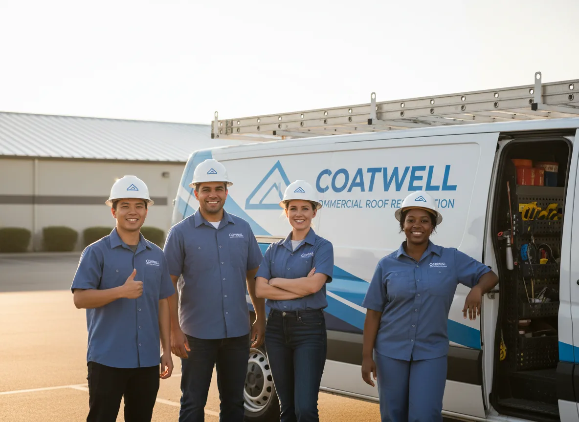 Commercial roof coating company in Sidney, IA